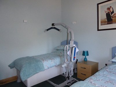Bed with Hoist