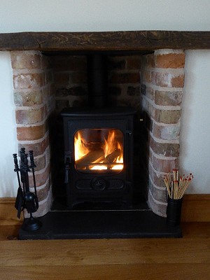 Cheese Room Cottage Log Burner